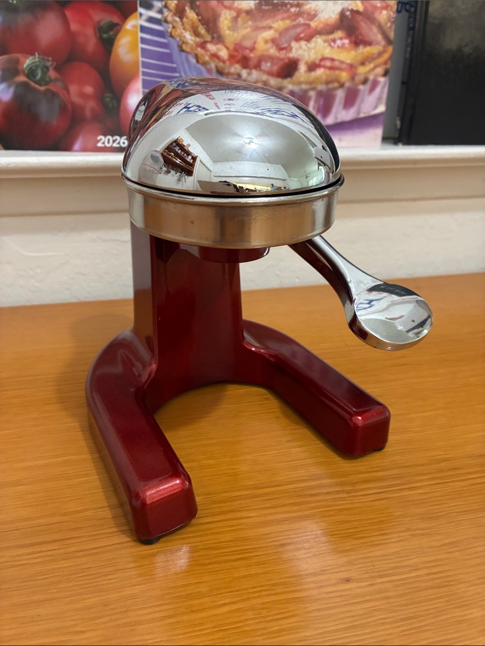 Metrokane Lever Citrus Press Juicer Red